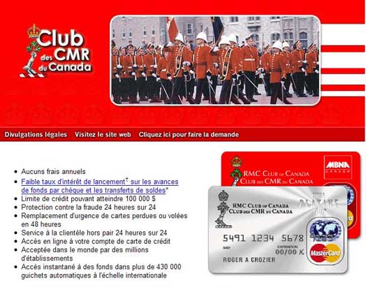 MBNA Ad French